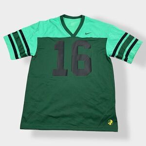 Nike Dri-Fit Mens Green/Black Plain Football Jersey size Small DV7364-341 New